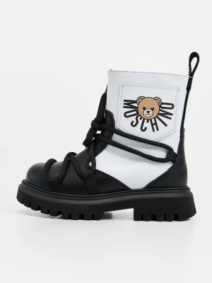 Botki na platformie MOSCHINO