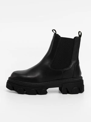 Botki na platformie Pavement