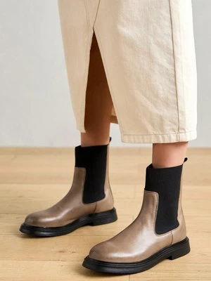 Botki na platformie Pavement