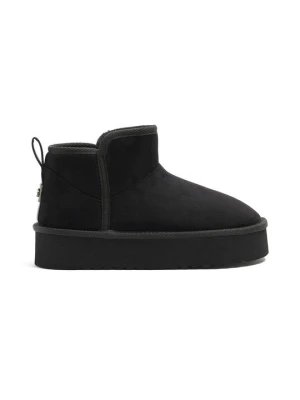 Botki na platformie River Island czarny