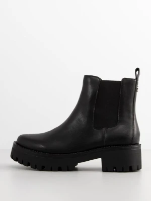 Botki na platformie Steve Madden czarny