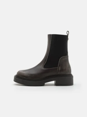 Botki na platformie Steve Madden szary