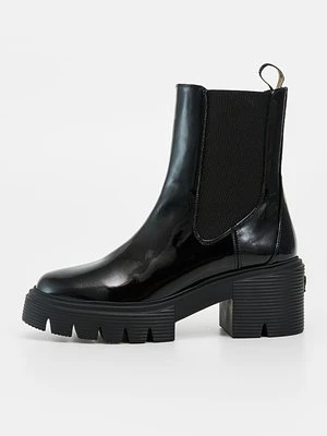 Botki na platformie Stuart Weitzman czarny