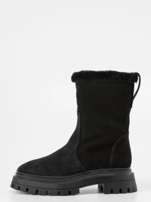 Botki na platformie Stuart Weitzman czarny