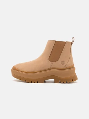 Botki na platformie Timberland beżowy