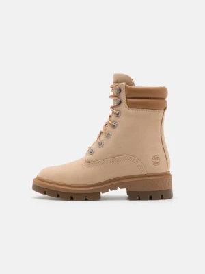 Botki na platformie Timberland beżowy