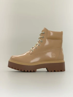 Botki na platformie Timberland beżowy