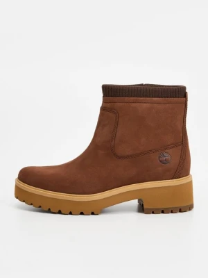 Botki na platformie Timberland brązowy