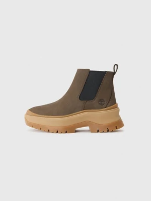 Botki na platformie Timberland ciemnobrązowy