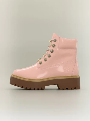 Botki na platformie Timberland jasnoróżowy