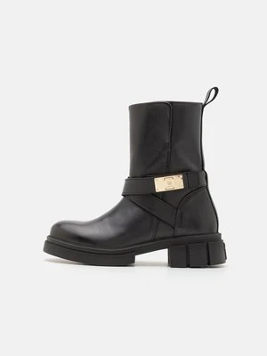 Botki na platformie Tommy Hilfiger czarny