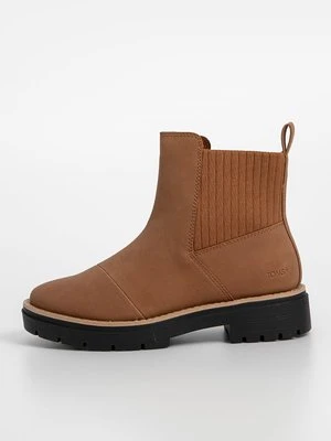 Botki na platformie TOMS