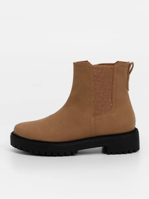 Botki na platformie Toms tan