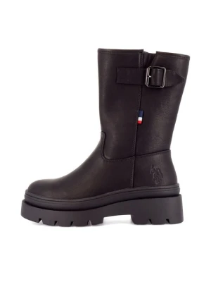 Botki na platformie U.S. POLO ASSN. czarny
