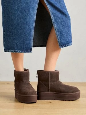 Botki na platformie Ugg