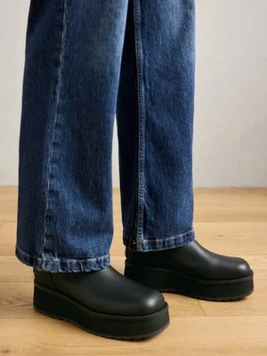 Botki na platformie Ugg