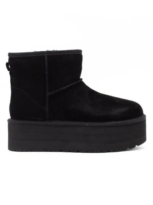 Botki na platformie UGG czarny