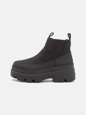 Botki na platformie UGG czarny