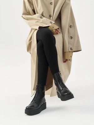 Botki na platformie Vagabond