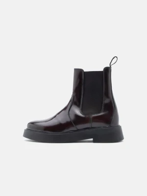 Botki na platformie Zign By Zalando bordowy