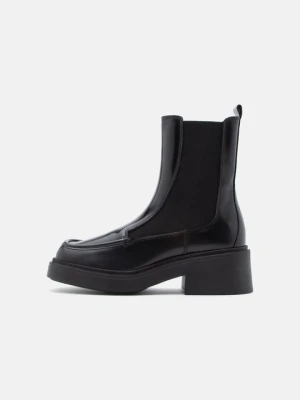 Botki na platformie Zign By Zalando czarny