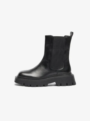 Botki na platformie Zign By Zalando czarny