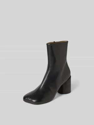 Botki na zamek błyskawiczny MM6 Maison Margiela Czarny