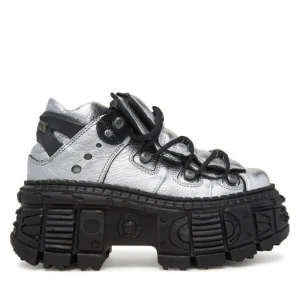 Botki NEW ROCK M-106WALL-C16 Srebrny