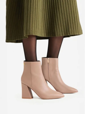 Botki Nine West CEO-AIDA-01 Beżowy
