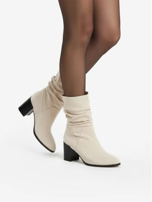 Botki Nine West CEO-JAMILAH-01 Beżowy