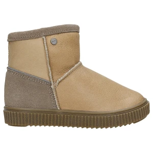 Botki ocieplane Bartek dla dziewcząt beżowo biały t 4037 kr80 p43972