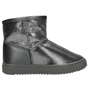 Botki Bartek dla dziewcząt srebrny t 7037 bax0 p43975