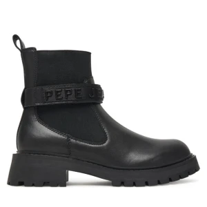 Botki Pepe Jeans Stacy Glow W PLS500026 Czarny