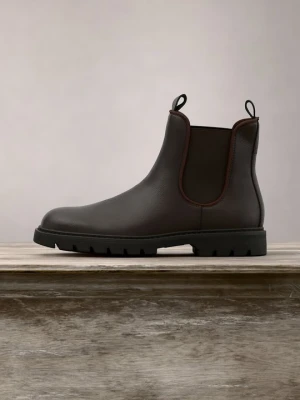 Botki Pier One By Zalando ciemnobrązowy