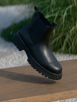 Botki Pier One By Zalando czarny