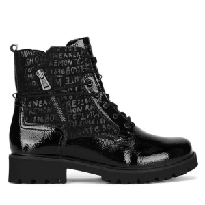 Botki Remonte D8659-03 Czarny