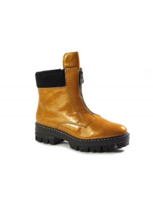 BOTKI RIEKER - 76161-68 ŻÓŁTY
