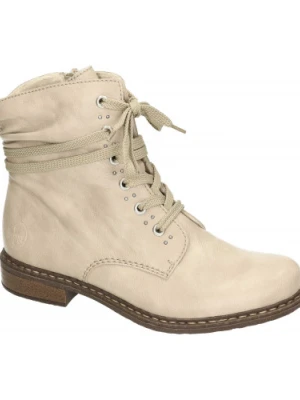 BOTKI RIEKER - 960169-08 BEŻOWE