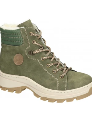 BOTKI RIEKER - 960174-07 ZIELONE