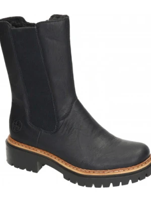 BOTKI RIEKER - 960185-01 CZARNE