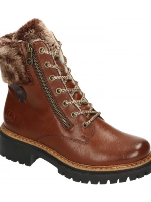 BOTKI RIEKER - 960259-02 BRĄZ