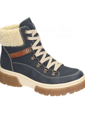 BOTKI RIEKER - 990252-05 NIEBIESKIE