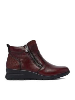 Botki Rieker CEO-L4861-35 Bordowy