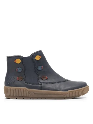 Botki Rieker N0751-14 Granatowy