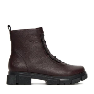 Botki Rieker Y7150-35 Bordowy