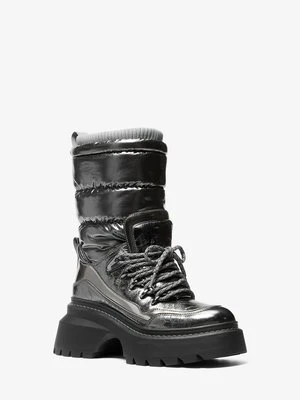 Botki Shiloh z metalicznych łączonych materiałów MICHAEL Michael Kors