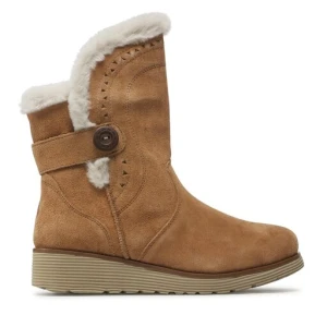 Botki Skechers Cozy Peak 49811/TAN Brązowy