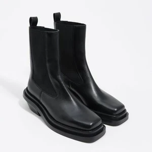 Botki skóra wysokie czarne BIMBA Y LOLA