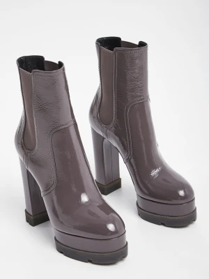 Botki skórzane CASADEI