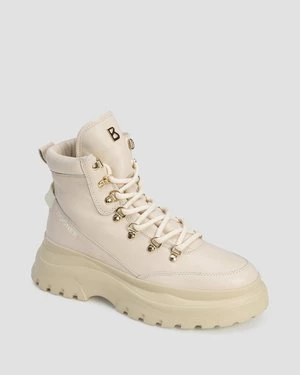 Botki Skórzane Damskie Bogner Banff 15 Beżowe